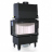 Топка DEFRO HOME RIVA SM BL SHORT, 16 кВт, 737/465/482мм, угловое стекло слева, с водяным контуром