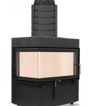 Каминная топка Hoxter ECKA 70/40/38LN Левосторонняя с аккумулятивным комплектом 