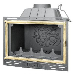 Deco 690 SA BR Чугунная топка с латунной рамкой