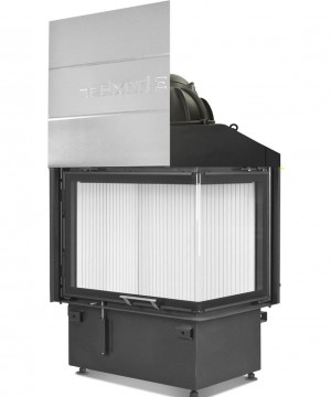 Каминная топка Hoxter ECKA 76/45/57Rh Правосторонняя с внешним теплоаккумулятором 