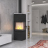 Печь DEFRO HOME QUADROOM, 9,6 кВт, белая сталь