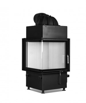 Каминная топка Hoxter ECKA 51/51/51L Левосторонняя с внешним теплоаккумулятором 