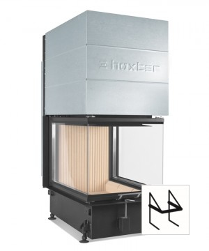Каминная топка Hoxter UKA 69/48/69/51h Монтажная конструкция с рамкой 3-х сторонней 