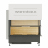 Каминная топка угловая со стеклом (правая) KANT R 100/57h