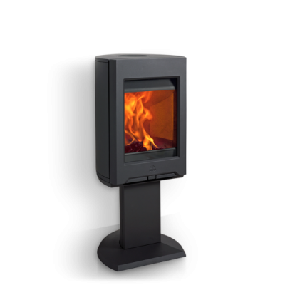 Дровяная печь-камин Jotul F 166 Простая форма с цоколем