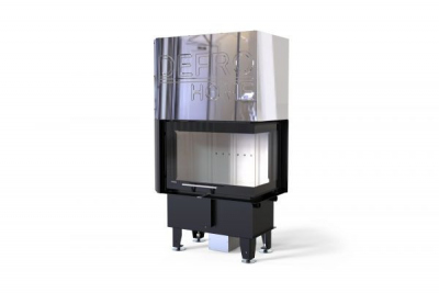 Топка DEFRO HOME INTRA SM BP MINI G, 10 кВт, 699/478/443мм, угловое стекло справа, гильотина 