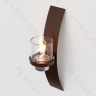 Настенный биокамин Lux Fire "Олимпус D" (черный)