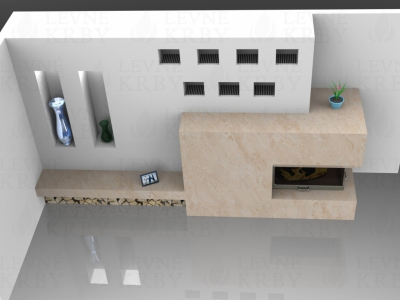 Камин с лежанкой (проект) 